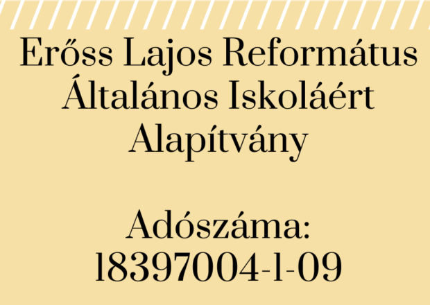 Alapítványi támogatás