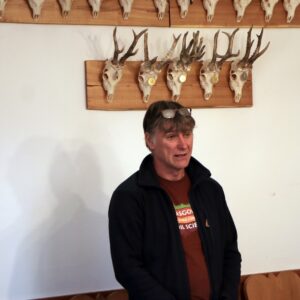 Farkasszigeti látogatás - talajszelvény megtekintése