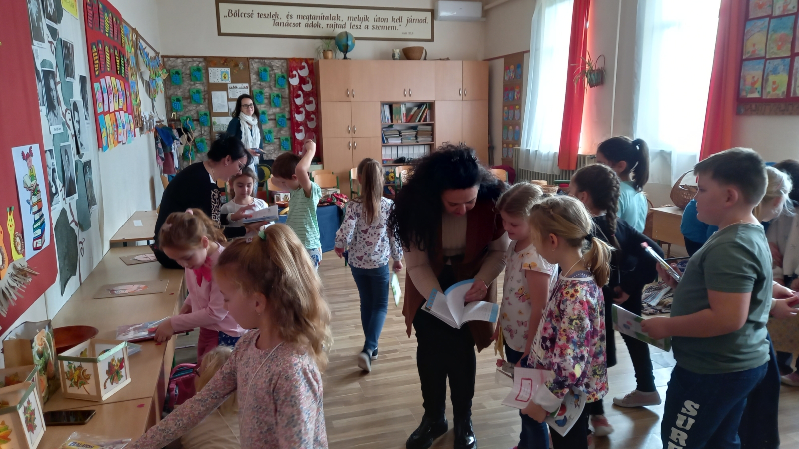 Óvó nénik látogatása az elsősöknél