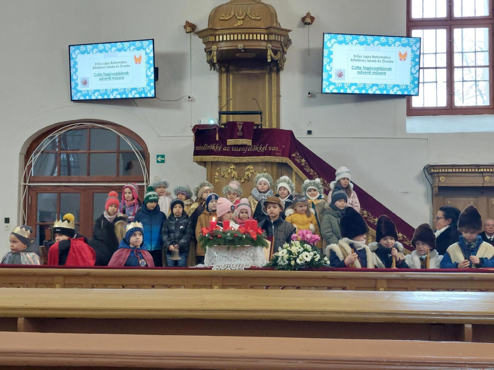 Óvodások adventi műsora