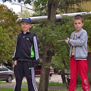 2.b osztály Játszótéren