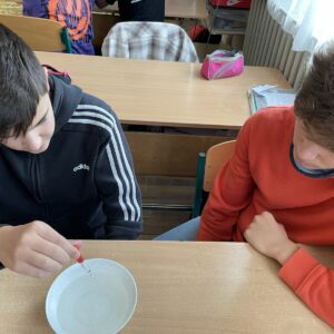 8.b osztály Fizika órán