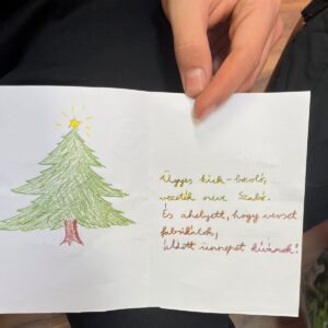 7.a osztály Adventi ajándékozás