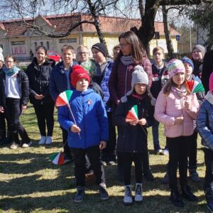 5.a osztály – Március 15-i megemlékezés