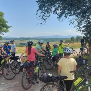 Erőss-diákok Bringás Vándortáborban Csereháton 2023.07.14-20.