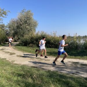 8.a osztály - Futás a tó körül