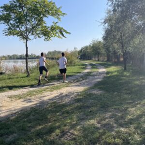 8.a osztály - Futás a tó körül
