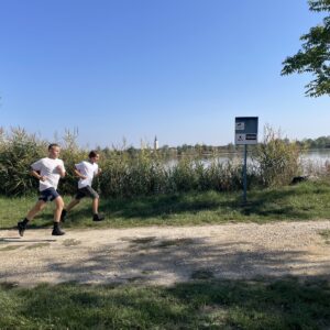 8.a osztály - Futás a tó körül