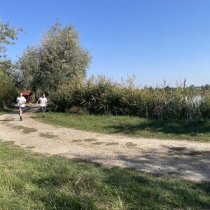 8.a osztály - Futás a tó körül