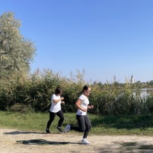 8.a osztály - Futás a tó körül